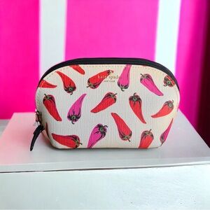 Kate spade New York pepper cosmetic makeup bag